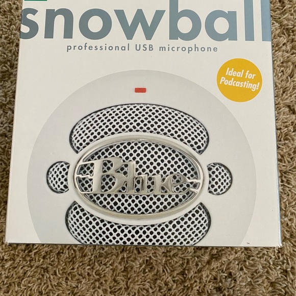 Snowball blue USB podcast microphone - Picture 2 of 3